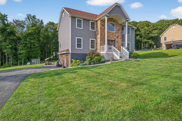 Backyard, Exterior, Facade, Brick Facade, Queen Anne Victorian