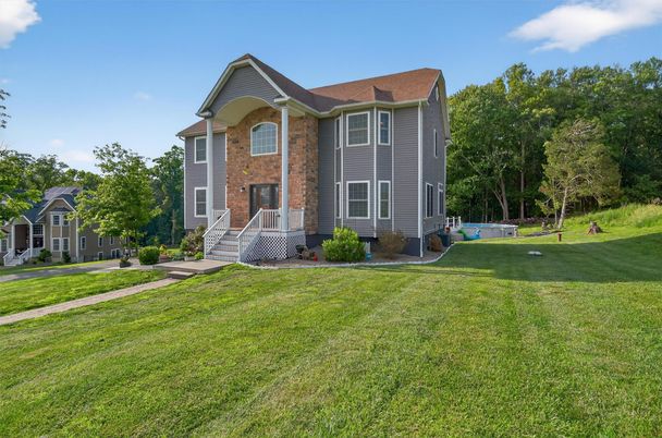 Backyard, Exterior, Facade, Brick Facade, French Provincial