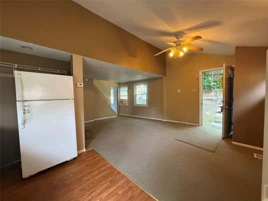 Empty room, Interior, Kitchen, Wood Texture Flooring