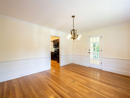 Chandelier, Empty room, Interior, Wood Texture Flooring