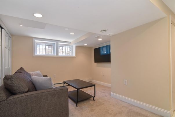 Interior, Living room, Recessed Lighting