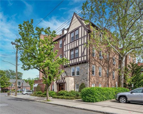 Exterior, Facade, Brick Facade, Tudor Revival