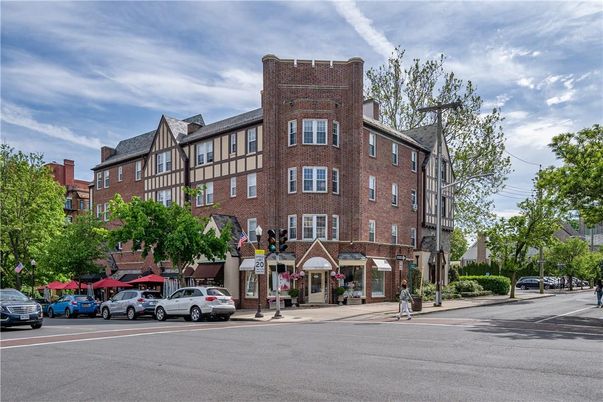 Exterior, Facade, Brick Facade, Condo Building