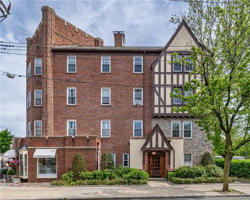 Exterior, Facade, Brick Facade, Condo Building