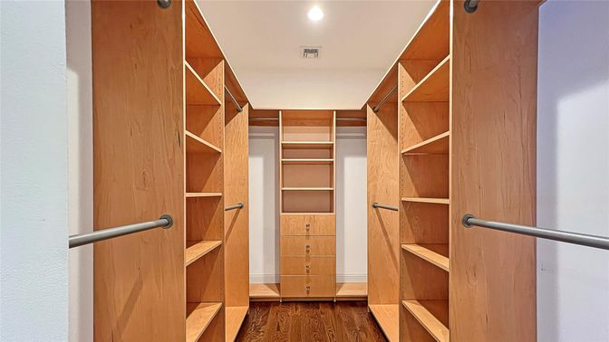 Interior, Recessed Lighting, Walk-in Closets, Wood Texture Flooring