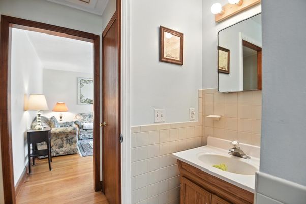 Bathroom, Interior, Wood Texture Flooring