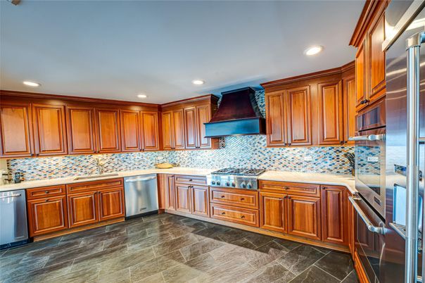 Interior, Kitchen, Recessed Lighting, Stainless Steel Appliances