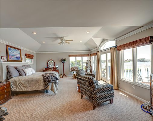 Bedroom, Interior, Recessed Lighting