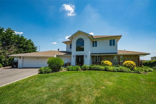 Attached, Exterior, Facade, Brick Facade, Farmhouse
