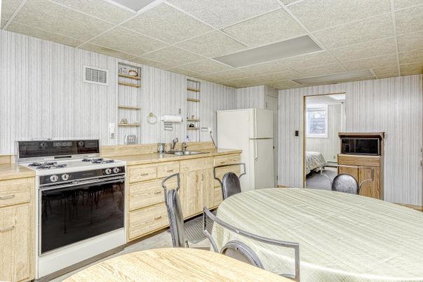 Dining room, Interior, Kitchen