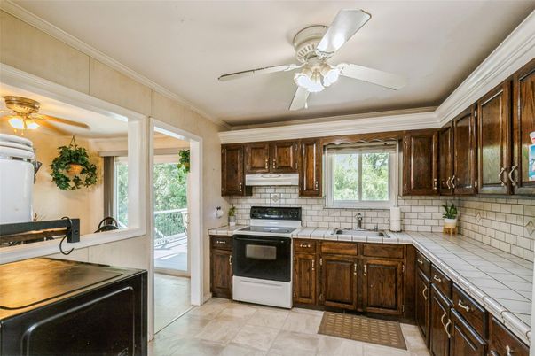 Interior, Kitchen, Tile Countertops