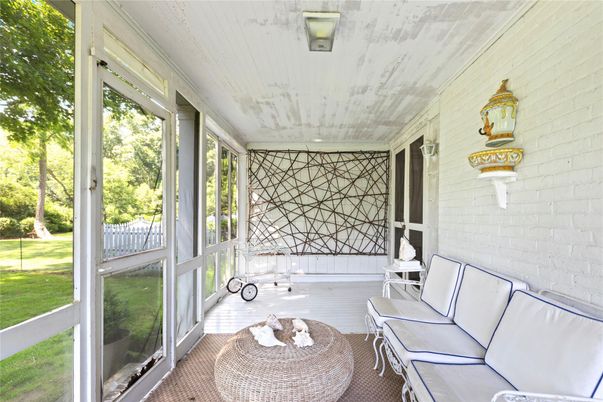Interior, Stone Walls, Sun Room