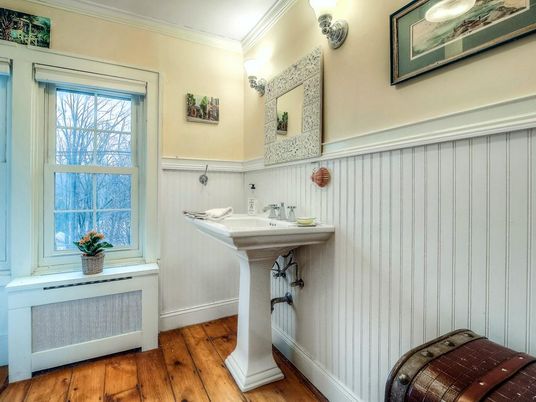Bathroom, Interior, Wood Texture Flooring