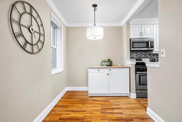 Interior, Kitchen, Pendant Lights, Wood Texture Flooring