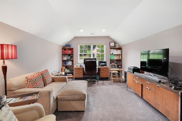 Home Office, Interior, Recessed Lighting