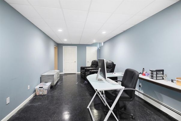 Home Office, Interior, Recessed Lighting