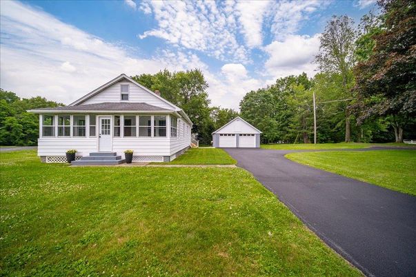 Backyard, Detached Garage, Exterior, Facade, Farmhouse