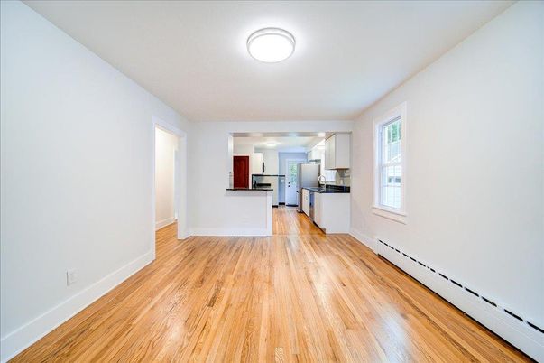 Empty room, Interior, Kitchen, Wood Texture Flooring