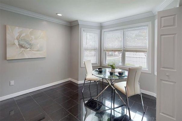 Dining room, Interior, Recessed Lighting