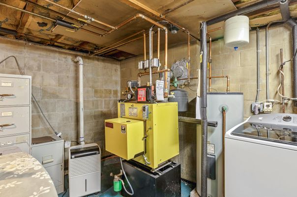 Interior, Stone Walls, Washer