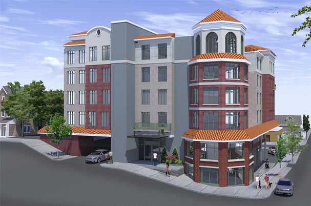 Exterior, Facade, Condo Building