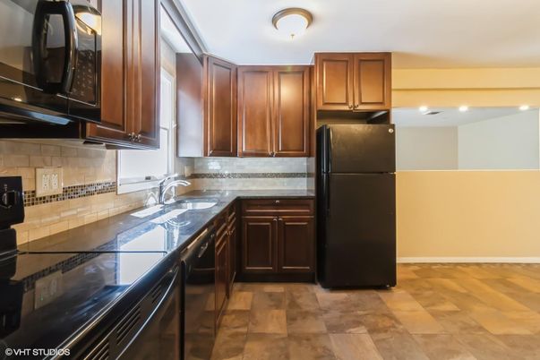Interior, Kitchen, Wood Texture Flooring