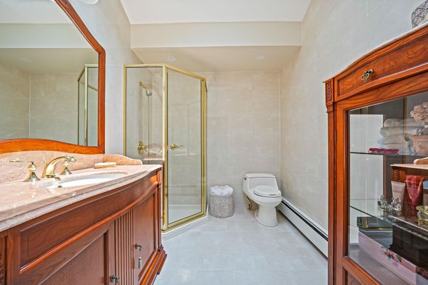 Bathroom, Glass Shower, Interior
