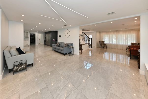 Interior, Living room, Marble, Recessed Lighting