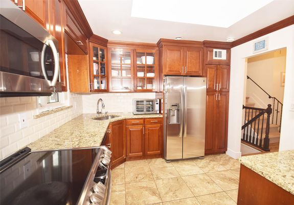 Interior, Kitchen, Recessed Lighting, Stainless Steel Appliances