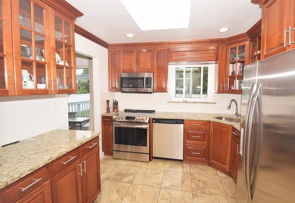 Interior, Kitchen, Recessed Lighting, Stainless Steel Appliances