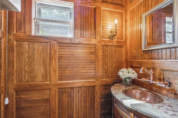 Bathroom, Interior, Wooden Walls