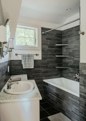 Bathroom, Interior, Recessed Lighting