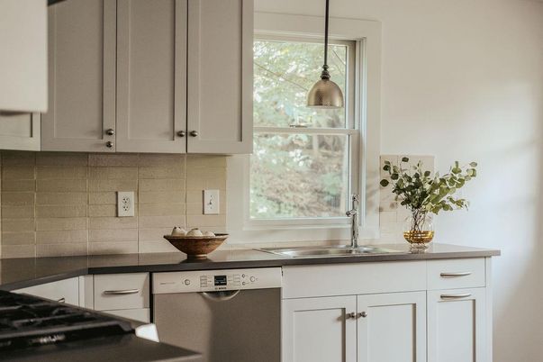 Interior, Kitchen, Pendant Lights, Stainless Steel Appliances