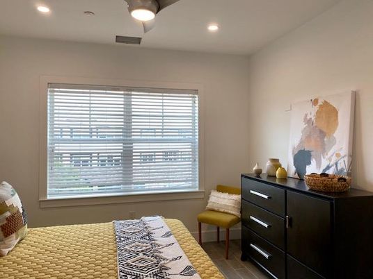 Bedroom, Interior, Recessed Lighting