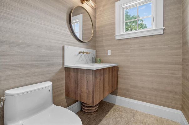 Bathroom, Interior, Wooden Walls
