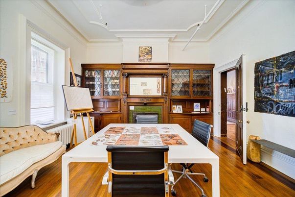 Home Office, Interior, Wood Texture Flooring