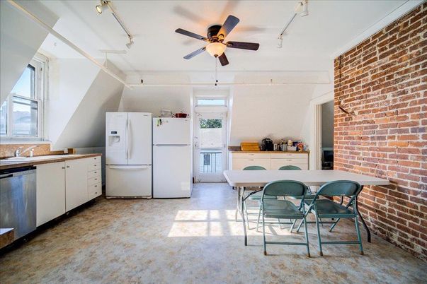 Dining room, Interior, Kitchen, Stone Walls