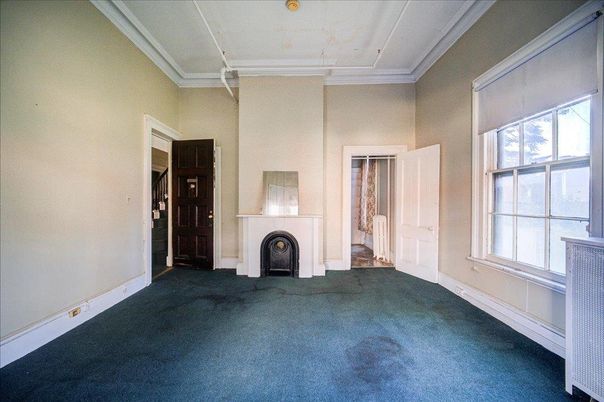 Empty room, Fireplace, Interior