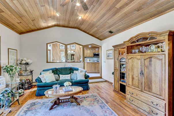 Interior, Kitchen, Living room, Wooden Ceilings, Wood Texture Flooring