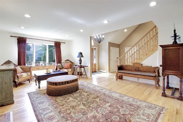 Chandelier, Interior, Recessed Lighting, Wood Texture Flooring