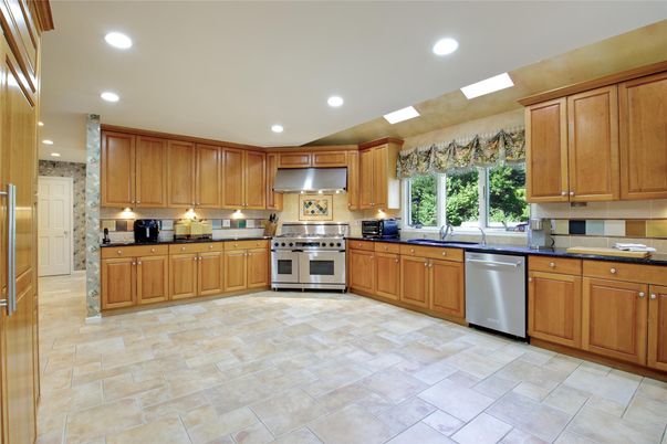 Interior, Kitchen, Recessed Lighting, Stainless Steel Appliances