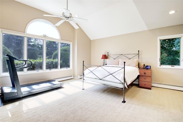 Bedroom, Interior, Recessed Lighting