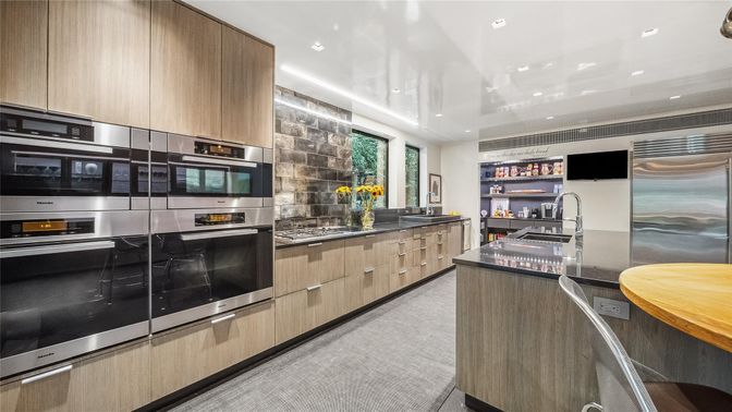 Interior, Kitchen, Recessed Lighting, Stainless Steel Appliances