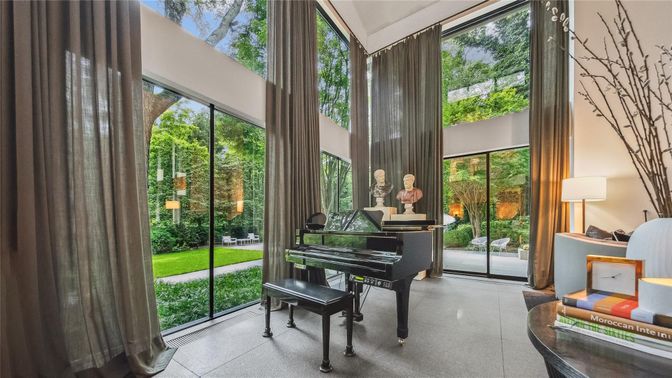 Interior, Piano, Sun Room