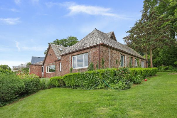 Backyard, Exterior, Facade, Brick Facade, Tudor Revival