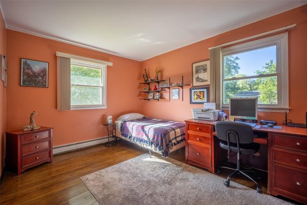 Bedroom, Home Office, Interior, Wood Texture Flooring
