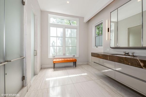 Bathroom, Interior, Recessed Lighting