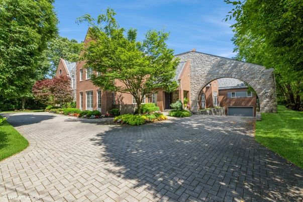 Attached, Exterior, Facade, Brick Facade, Tudor Revival