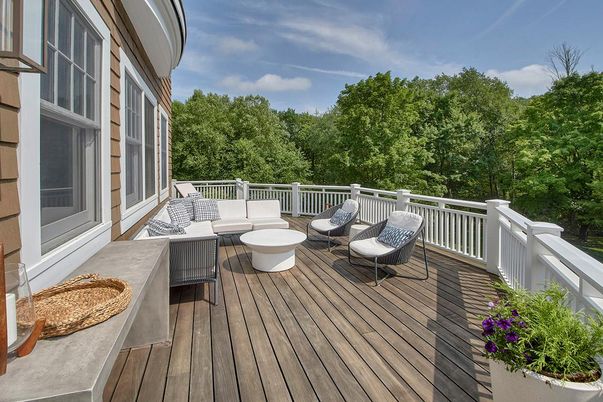 Exterior, Wood Texture Flooring