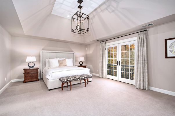 Bedroom, Interior, Pendant Lights